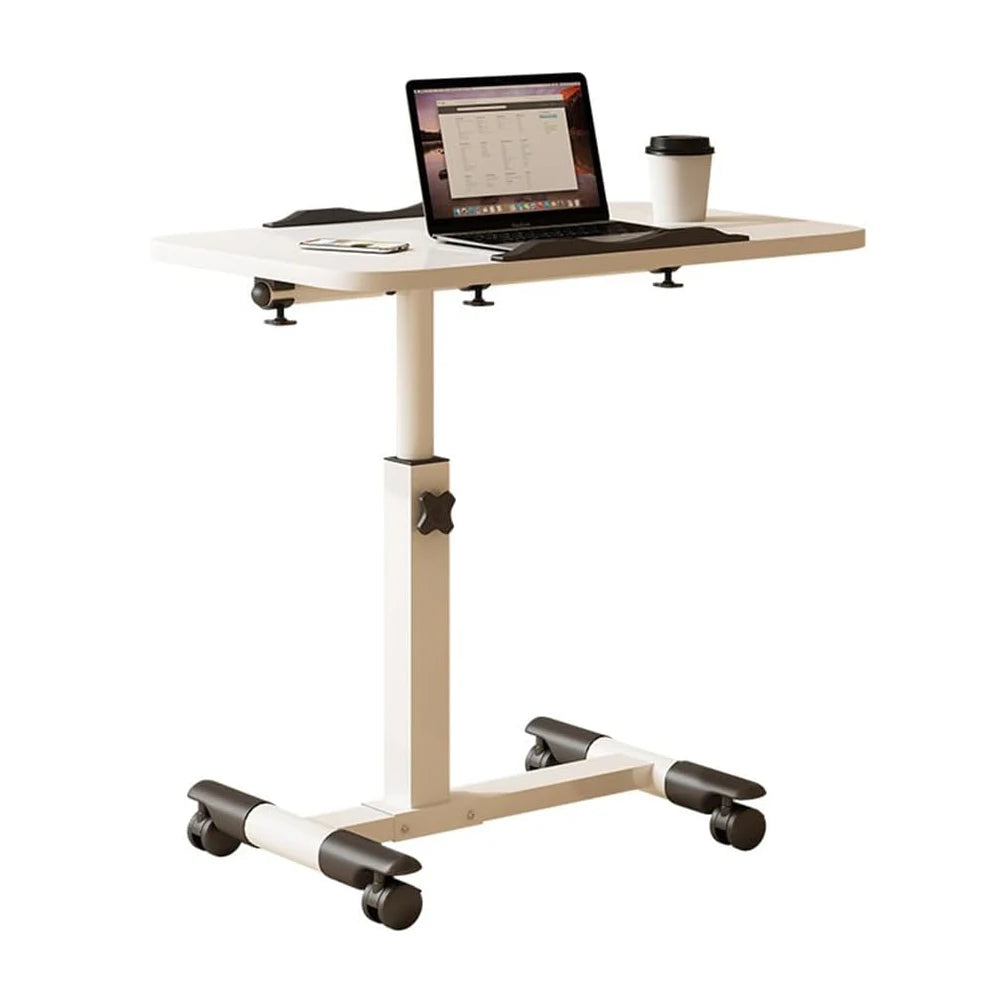 Foldable Overbed Standing Desk with Wheels