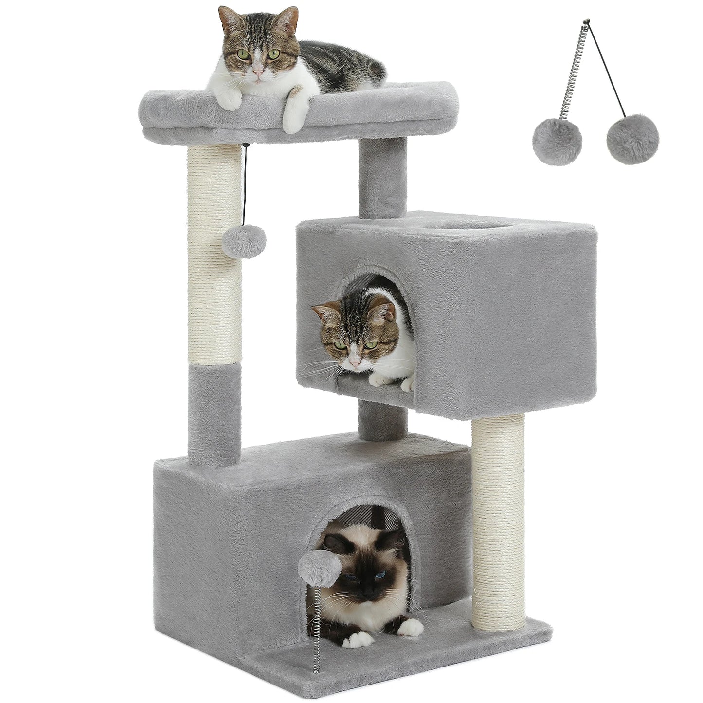 Cat Tower with 2 Big Condos
