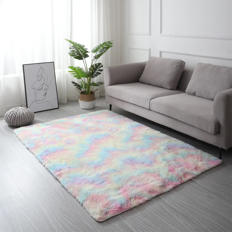 Gradient Silk Plush Carpet