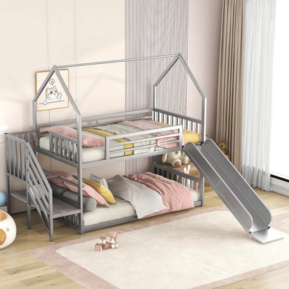 Twin Over Twin Metal Bunk Bed