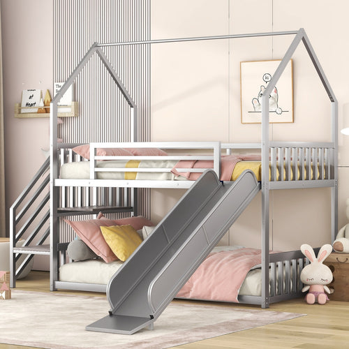 Twin Over Twin Metal Bunk Bed