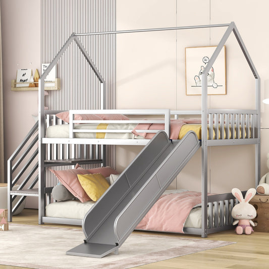 Twin Over Twin Metal Bunk Bed
