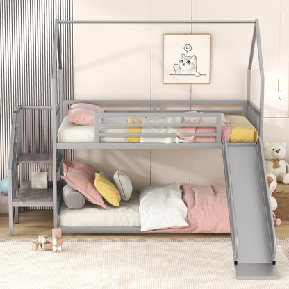 Twin Over Twin Metal Bunk Bed