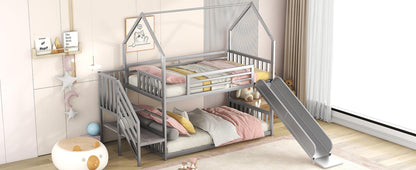 Twin Over Twin Metal Bunk Bed