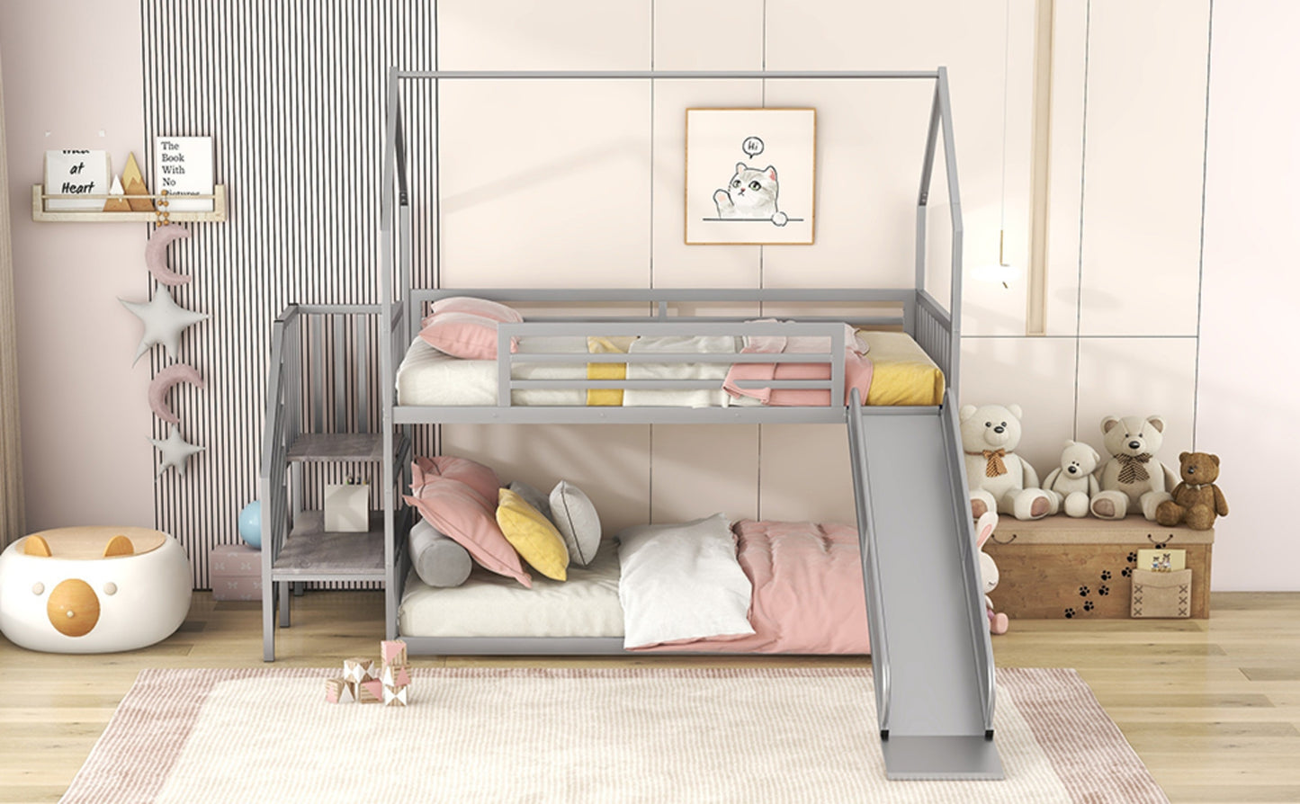 Twin Over Twin Metal Bunk Bed