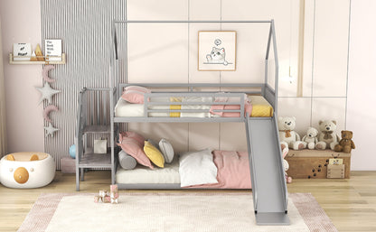 Twin Over Twin Metal Bunk Bed