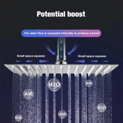 Wall Mount Rainfall Shower Head