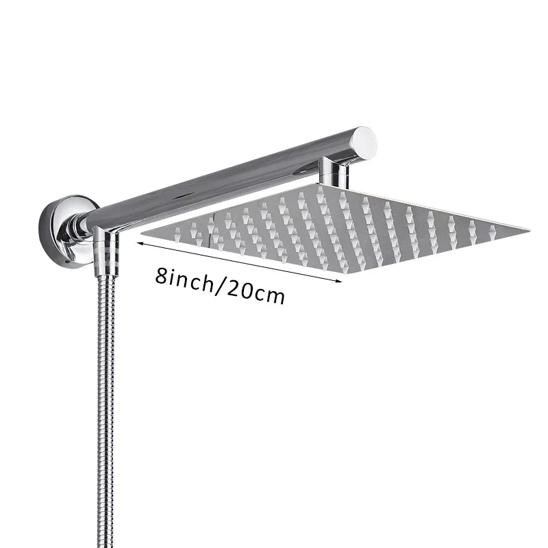 Wall Mount Rainfall Shower Head