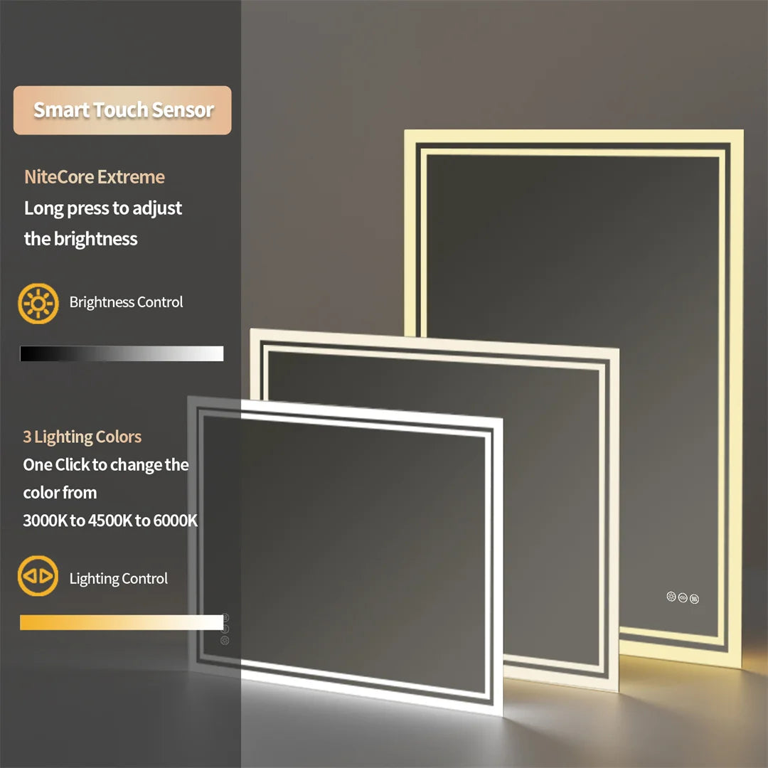 Illuminate Frameless LED Backlight Bathroom Mirror
