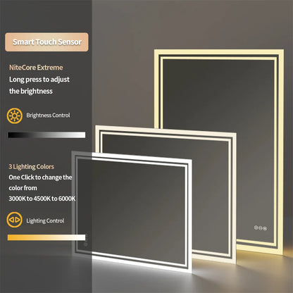 Illuminate Frameless LED Backlight Bathroom Mirror