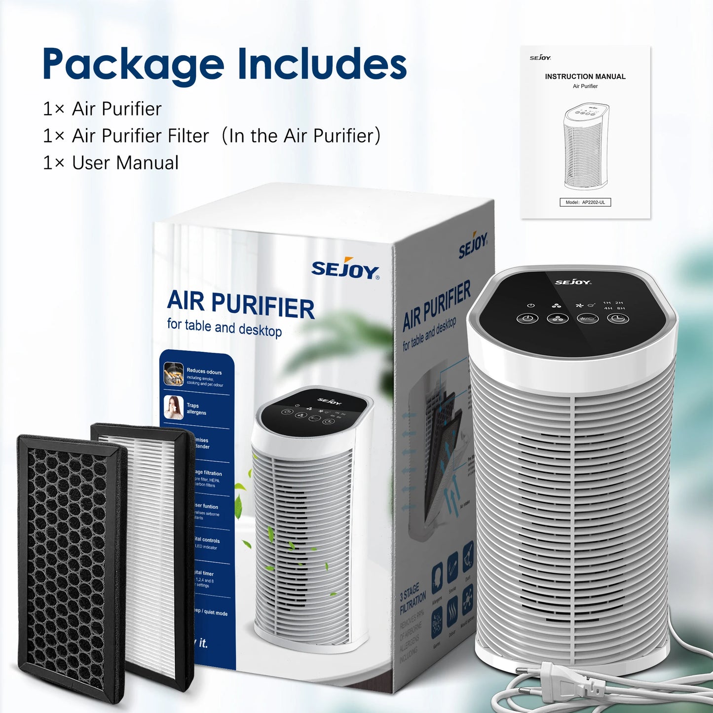 3-IN-1 HEPA Air Purifier