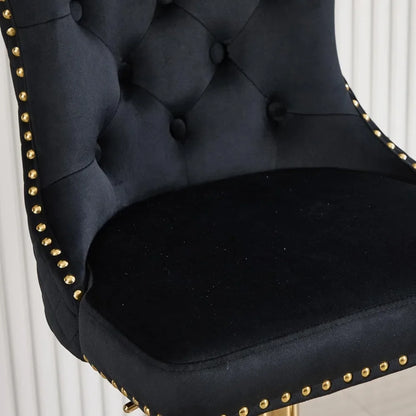 Luxury Gold Bar Stools Set of 4