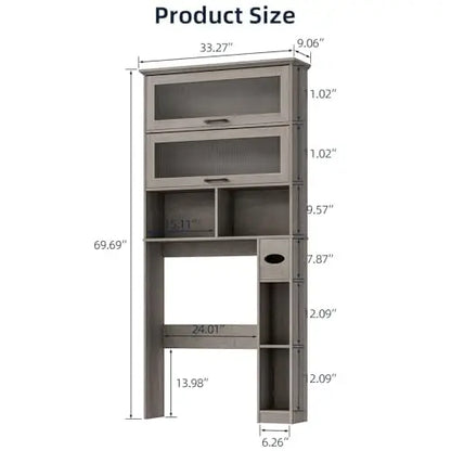 Over the Toilet Bathroom Storage Cabinet