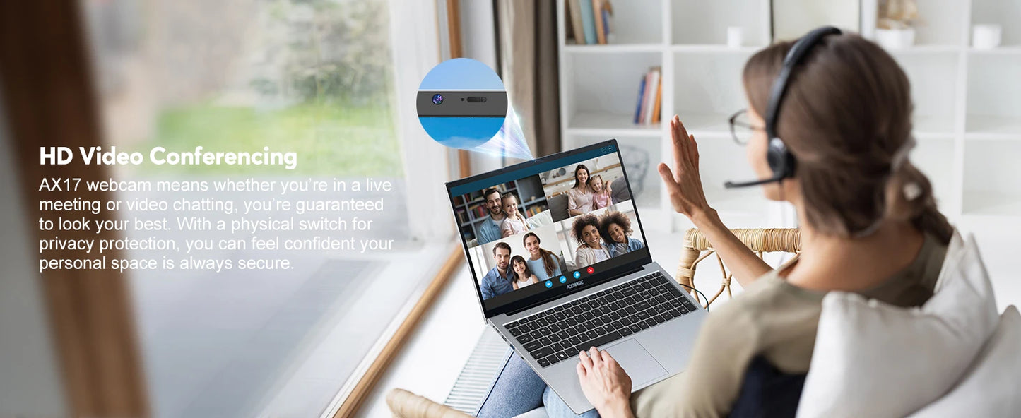 ACEMAGIC 17.3inch Laptop with High Performance Quad Core