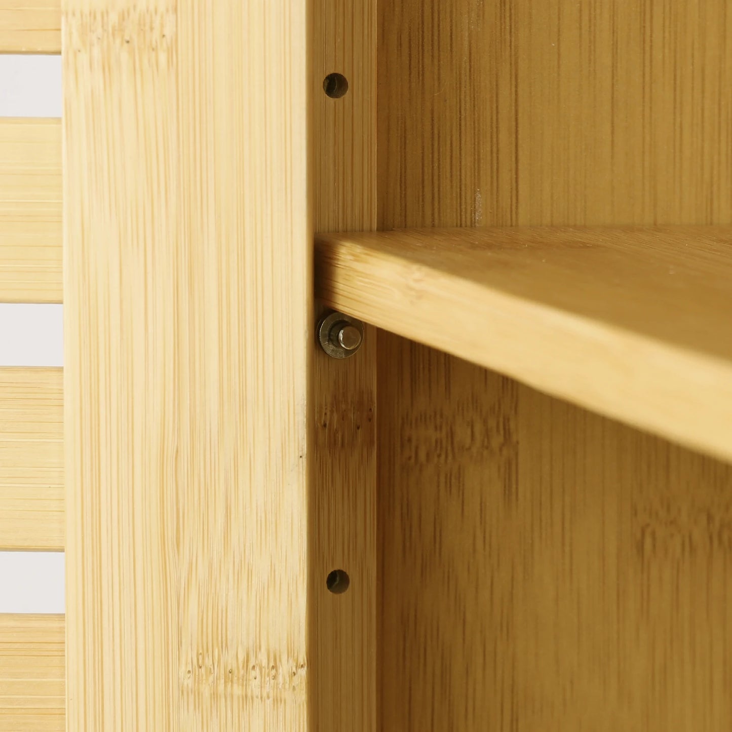 Wall Mounted Bamboo Bathroom Cabinet
