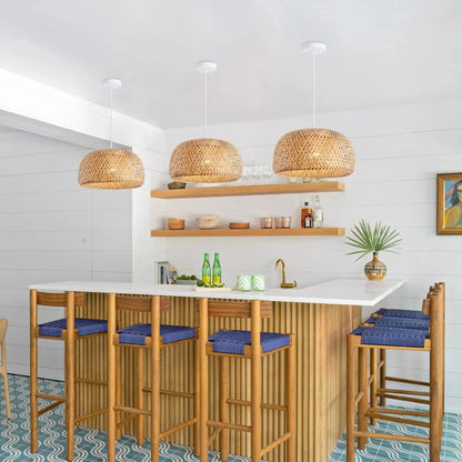Bamboo Lantern Pendant Lamp Natural