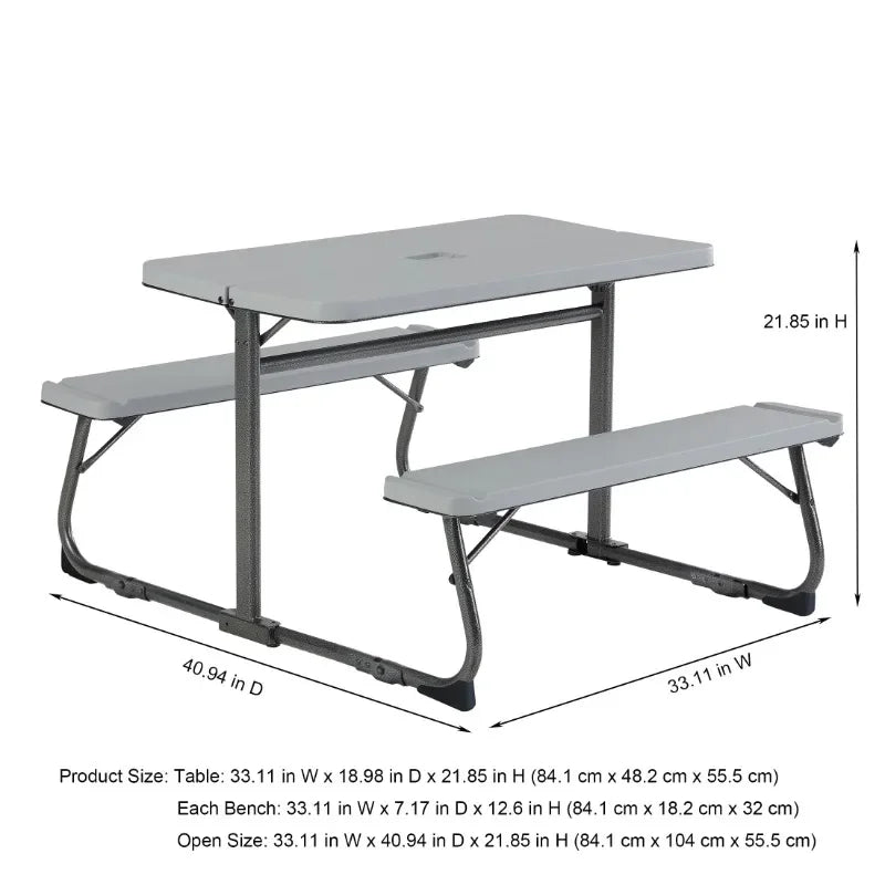 Folding Kid's Picnic Activity Table