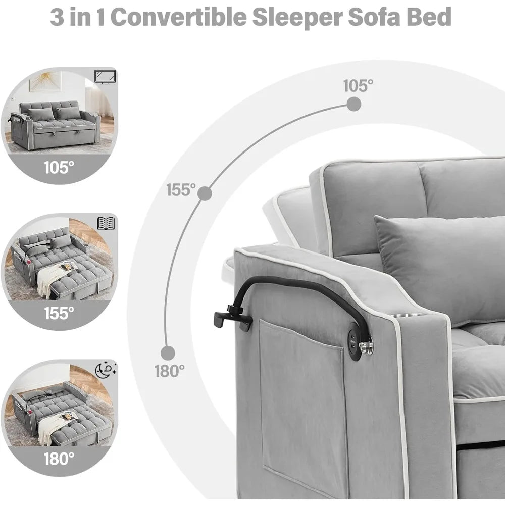 3 in 1 Convertible Sofa Bed