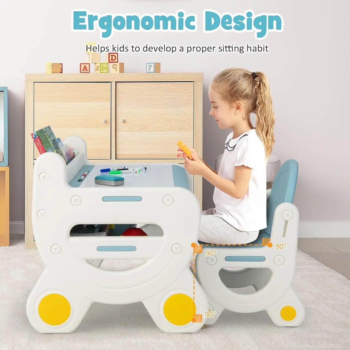 Kids Table and Chair Set