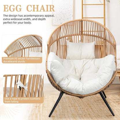 PE Rattan Egg Chair