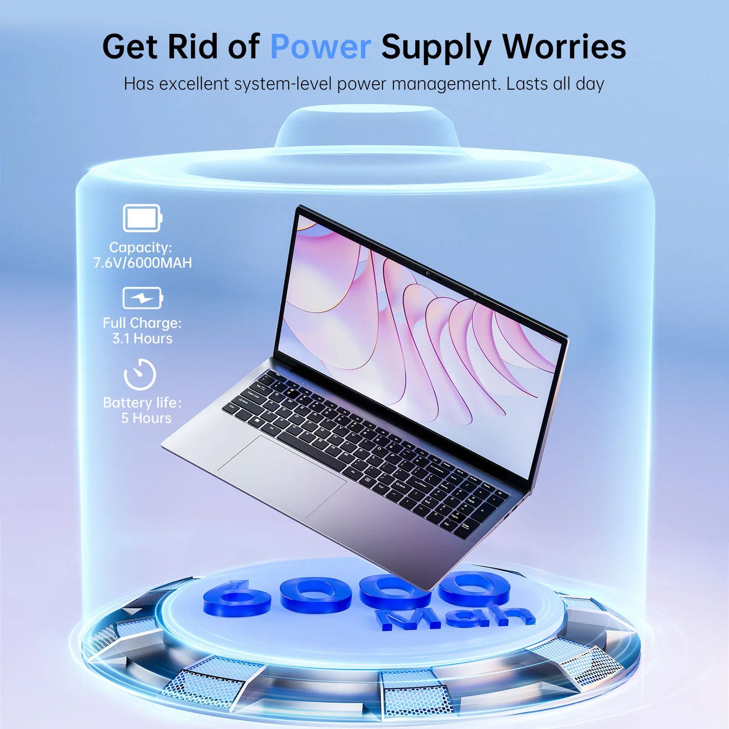 ACEMAGIC 17.3inch Laptop with High Performance Quad Core