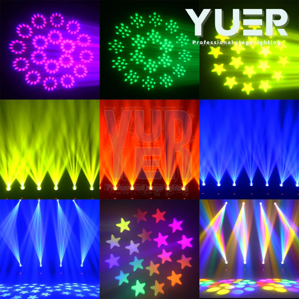 2pcs 200W Disco LED Lights