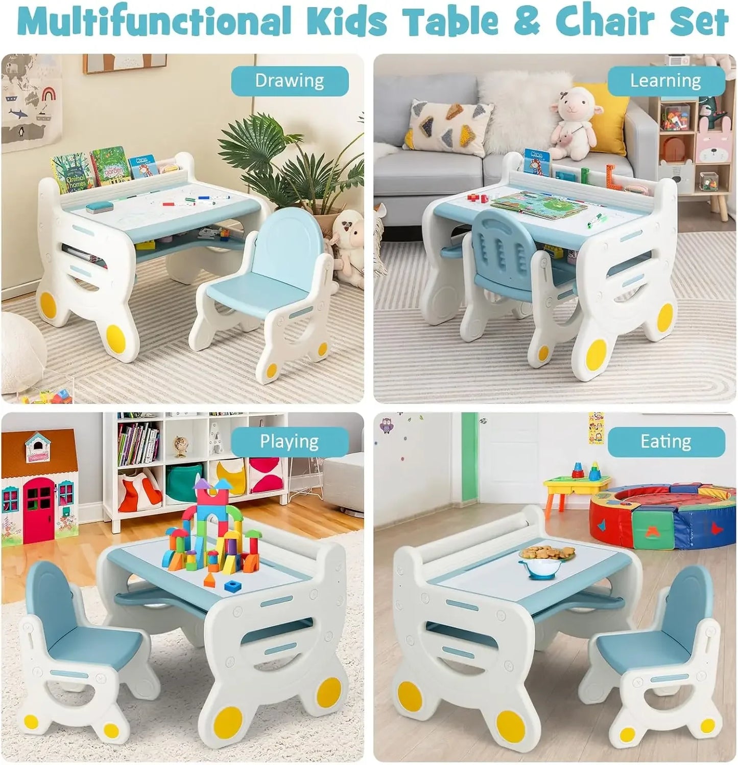 Kids Table and Chair Set