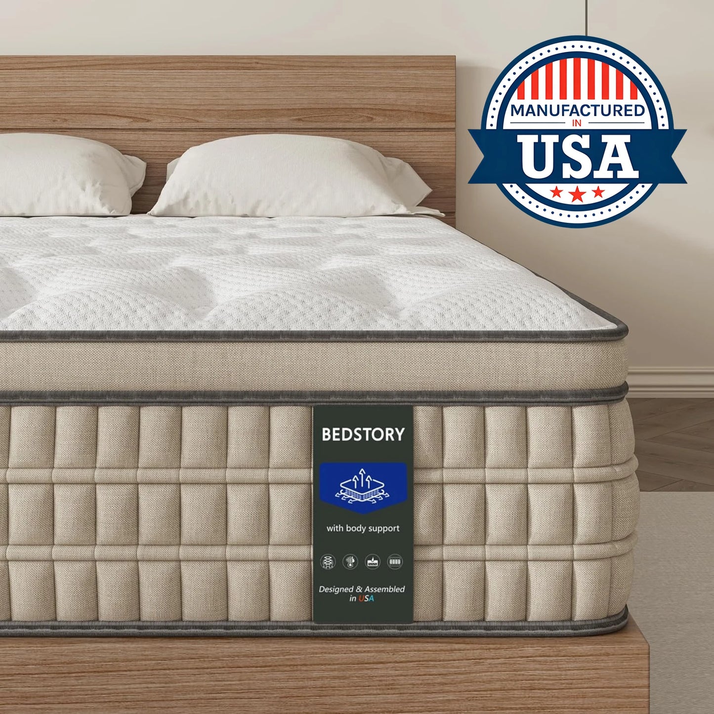 12" Hybrid Gel Memory Foam Mattress