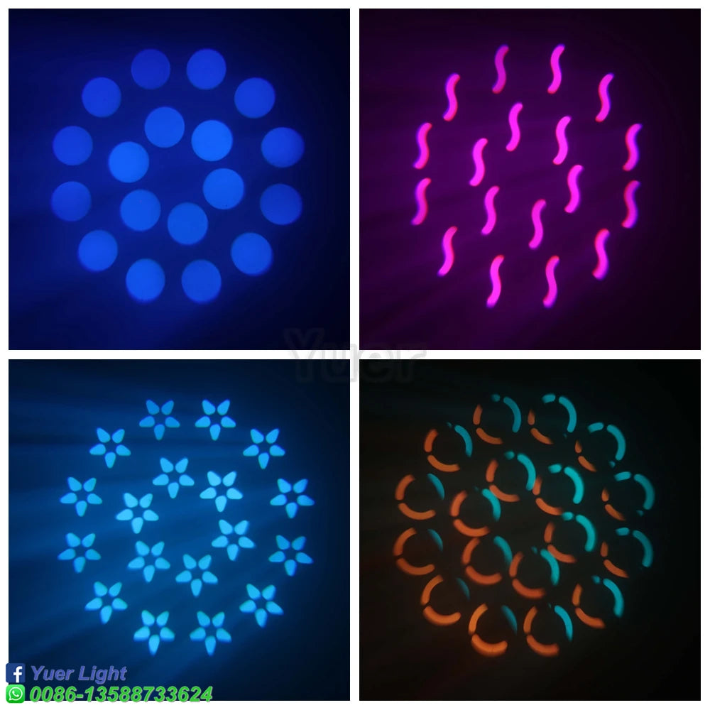 2pcs 200W Disco LED Lights