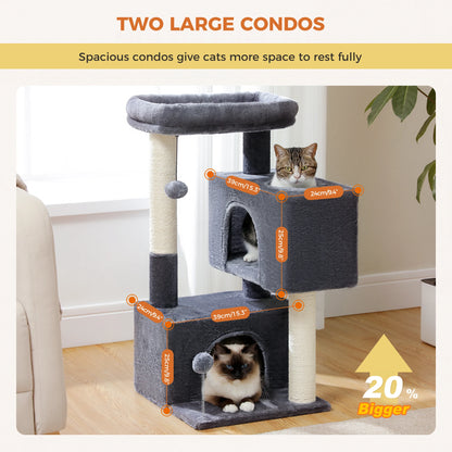 Cat Tower with 2 Big Condos