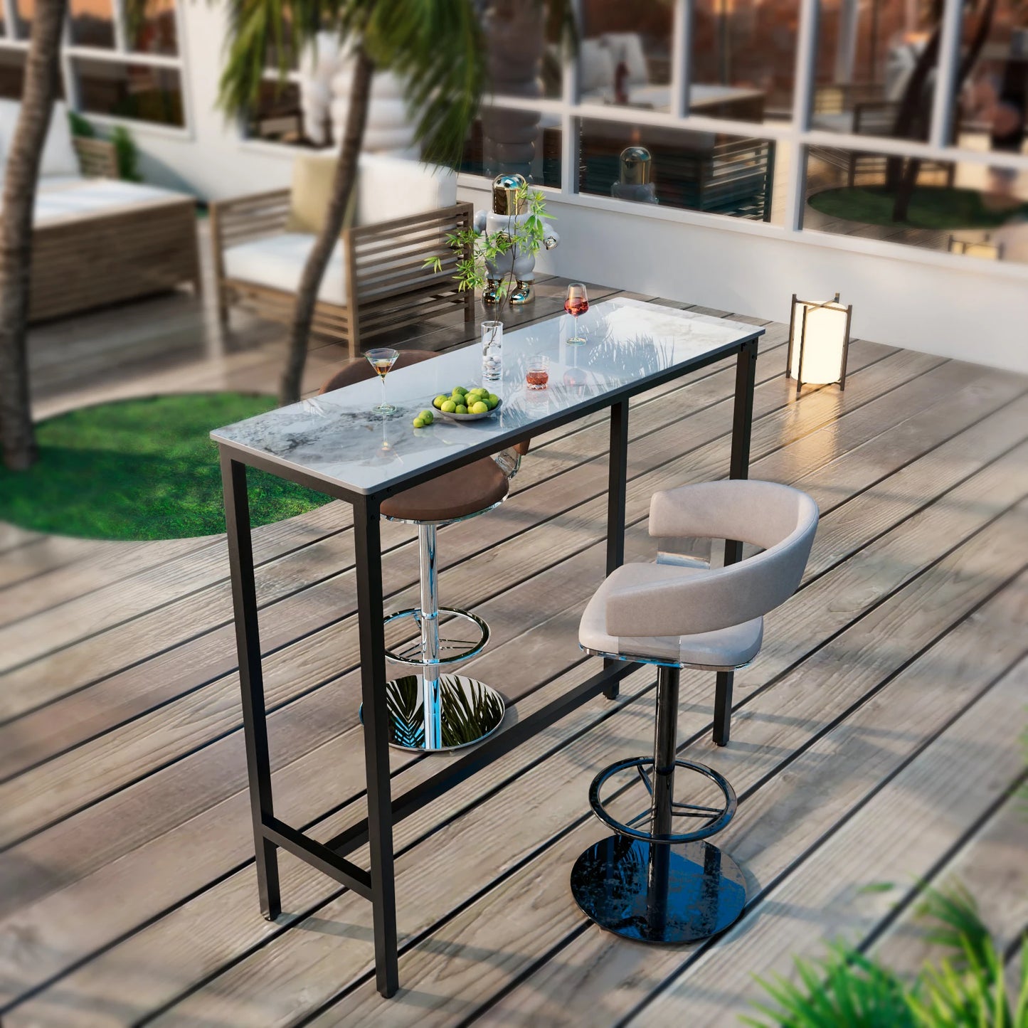 Sintered Stone Bar Table