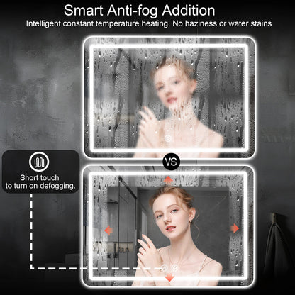 LED Bathroom Mirror with Backlit Lights