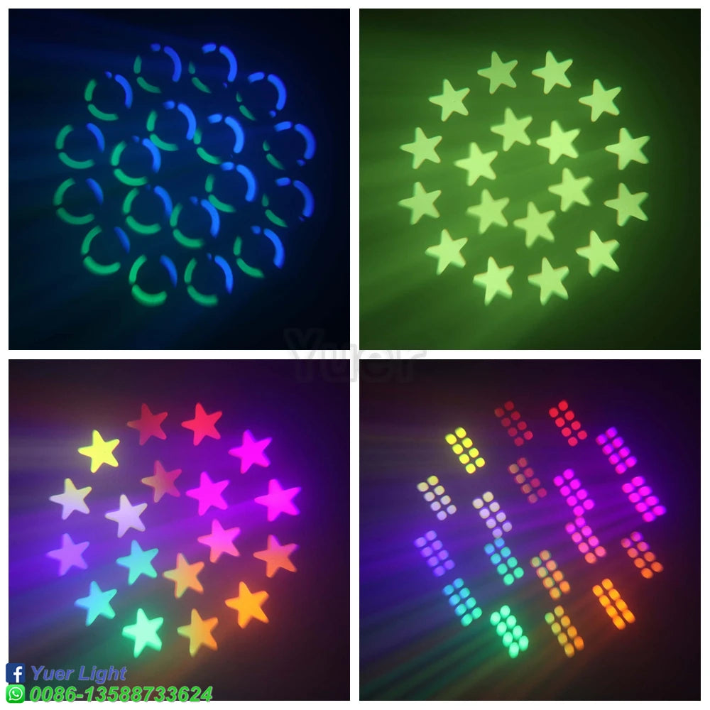 2pcs 200W Disco LED Lights