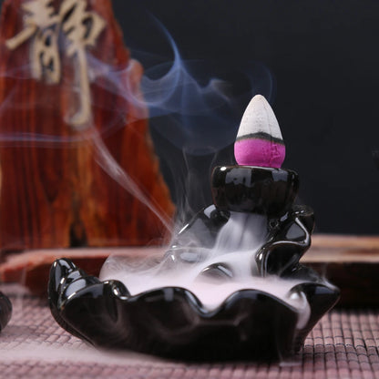 Waterfall Incense Cone Holder Decor