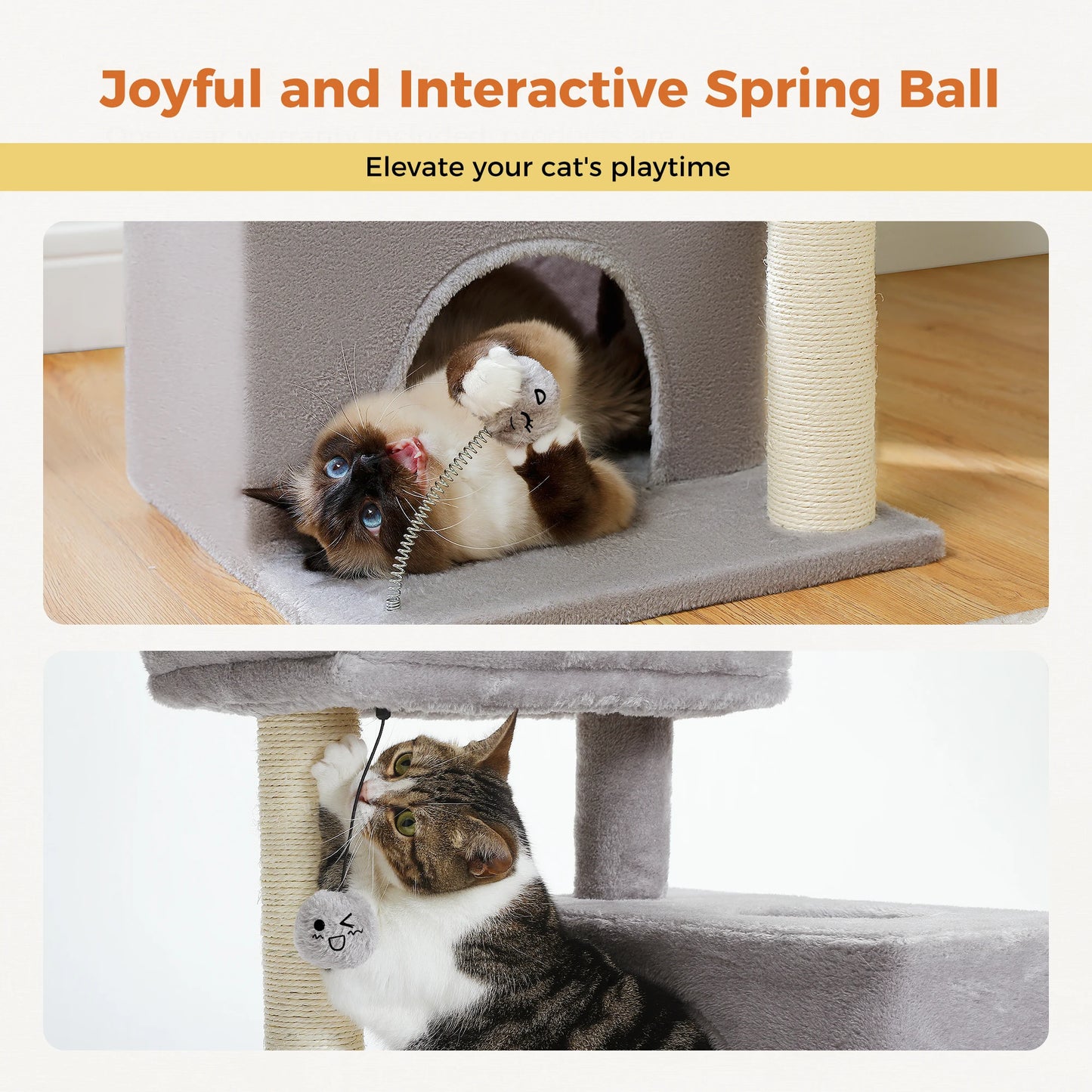 Cat Tower with 2 Big Condos