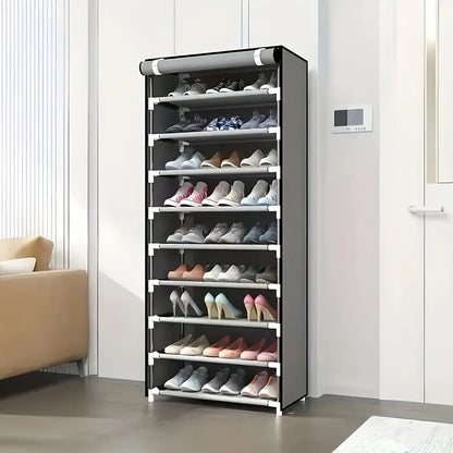 10-Layer Sturdy Shoe Rack