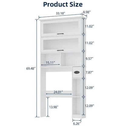 Over the Toilet Bathroom Storage Cabinet