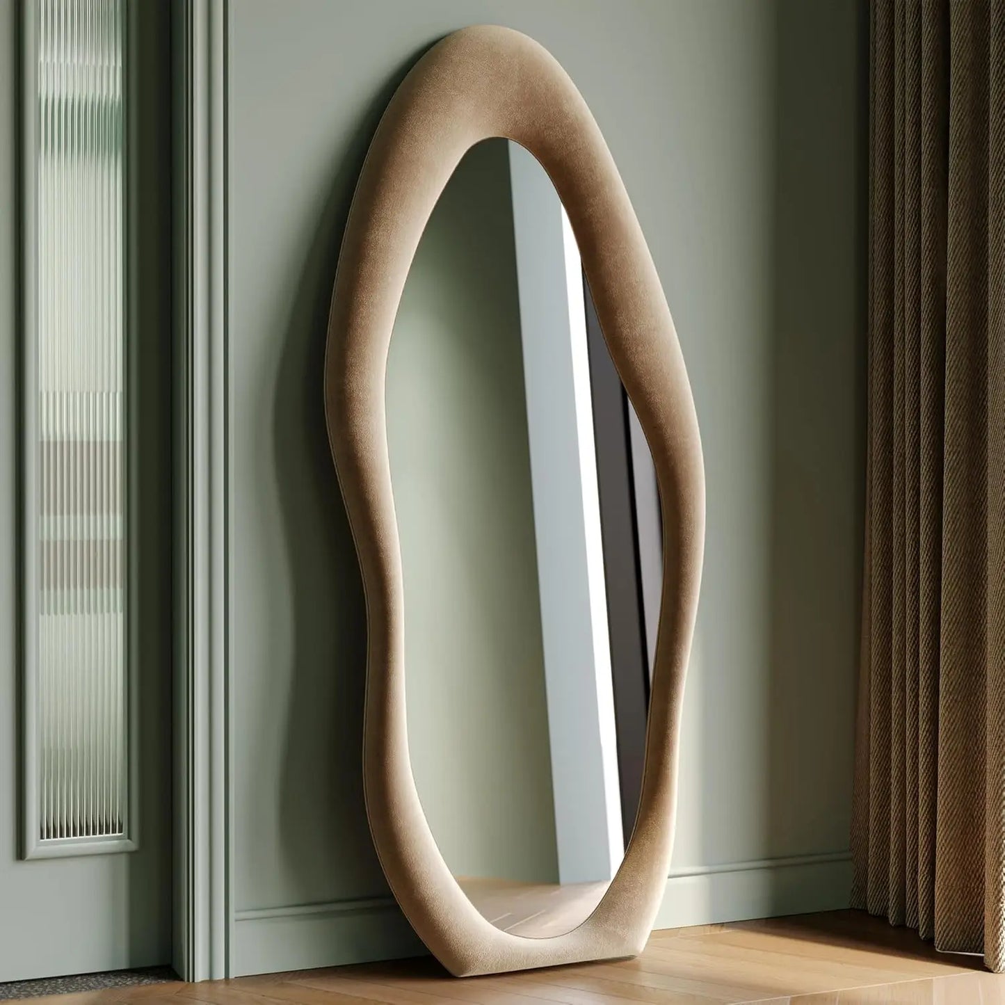 Abstract Portal Wave Mirror