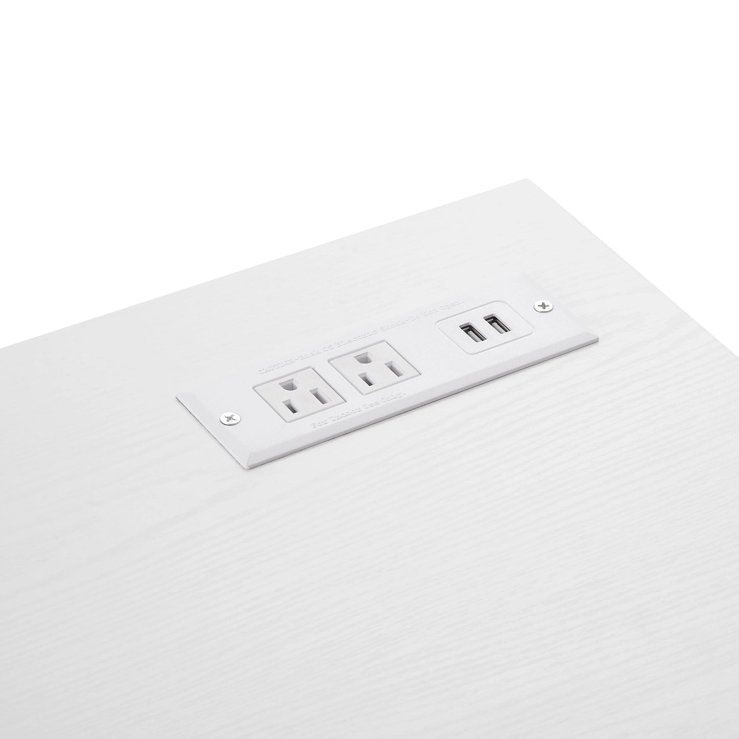 3D Fireplace TV Stand with USB Charging Outlet
