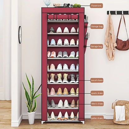 10-Layer Sturdy Shoe Rack