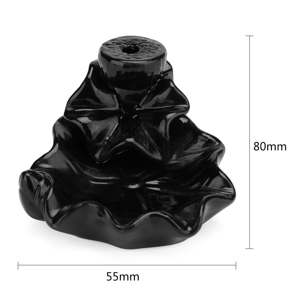 Waterfall Incense Cone Holder Decor