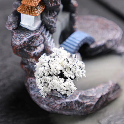 Waterfall Incense Cone Holder Decor