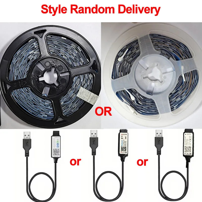 Smart LED Strip Lights 5050 RGB – Bluetooth & IR Remote Control
