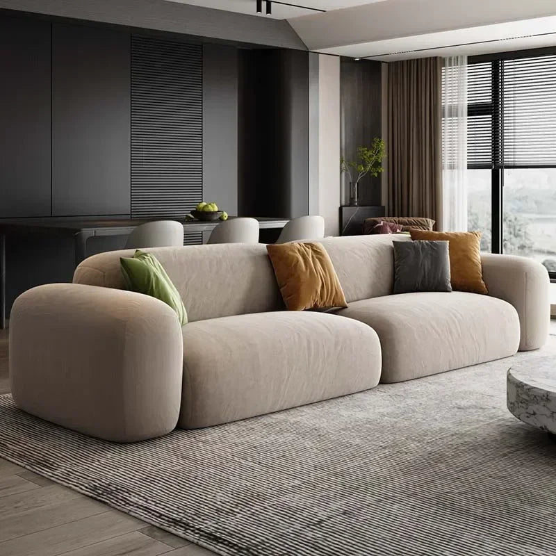Luxury Minimalist Sectional Puff Sofa