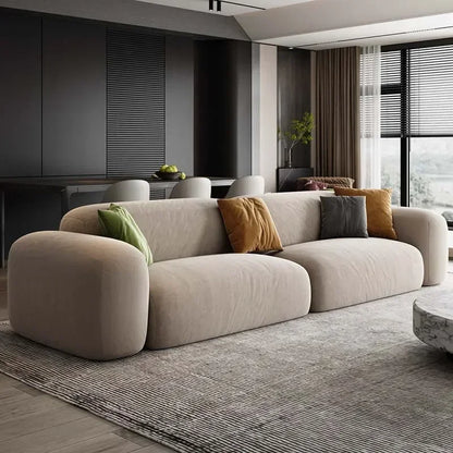 Luxury Minimalist Sectional Puff Sofa