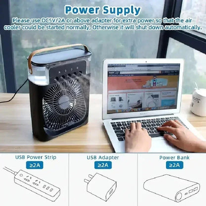 Portable 3-in-1 Air Cooler Fan