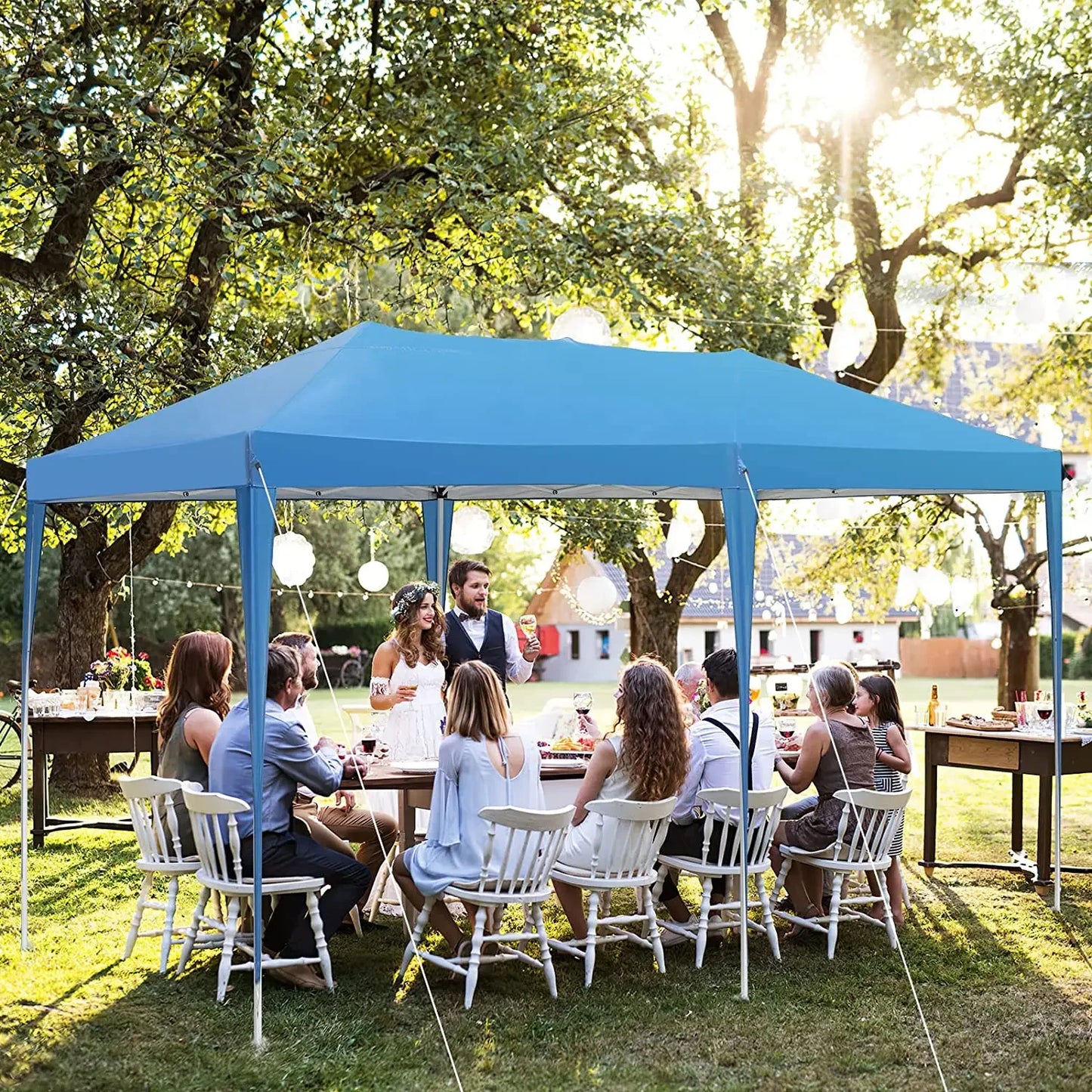 6 Side Panel UV 50+ Popup Gazebo