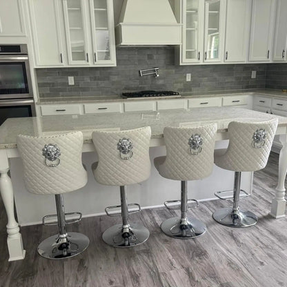 Luxury Gold Bar Stools Set of 4