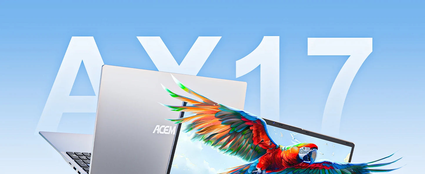 ACEMAGIC 17.3inch Laptop with High Performance Quad Core