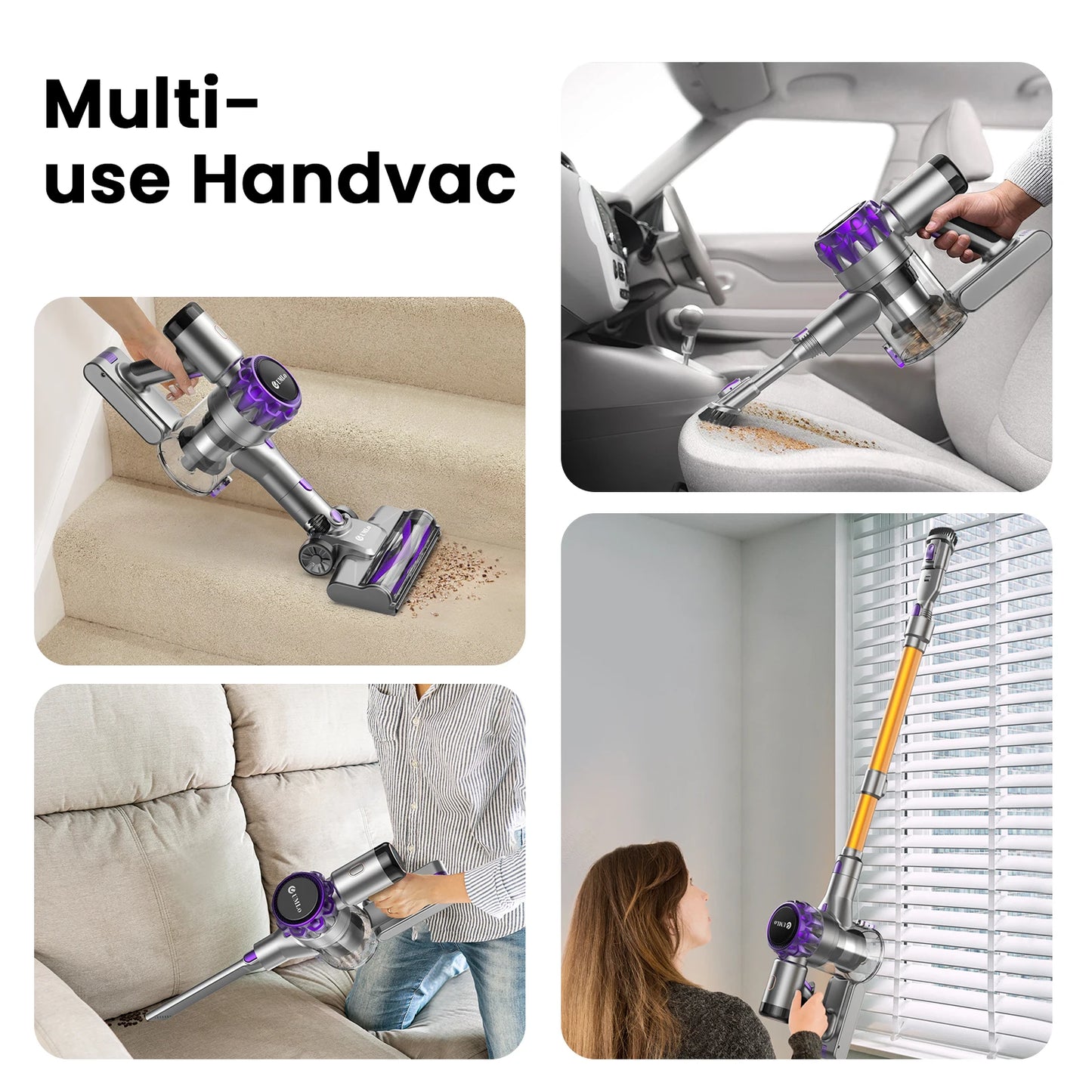 Wireless Vacuum Cleaner with Touchscreen